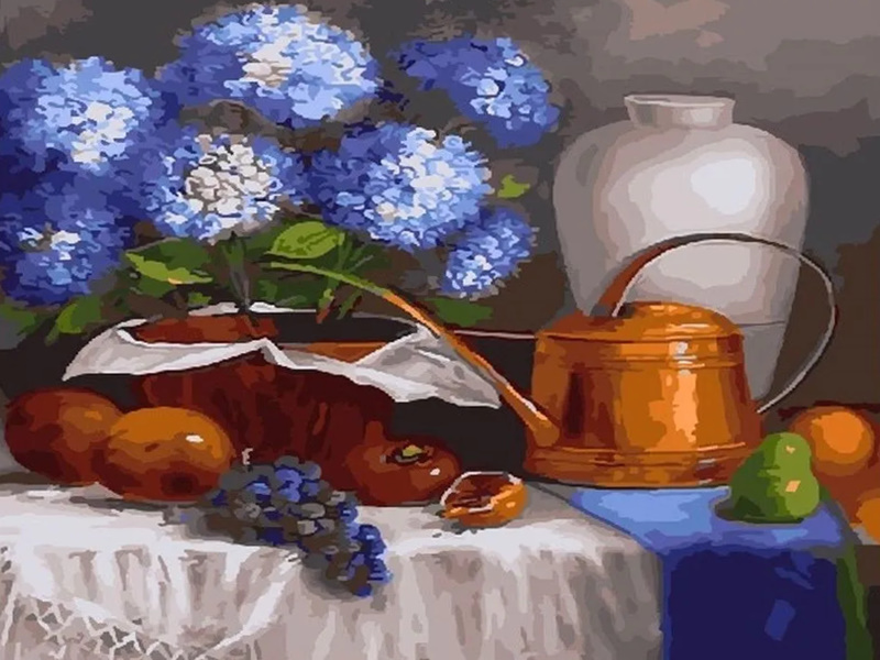 Картина по номерам Paintboy Original Цветы и фрукты 40х50см – купить в  Москве на сайте компании МкСклад